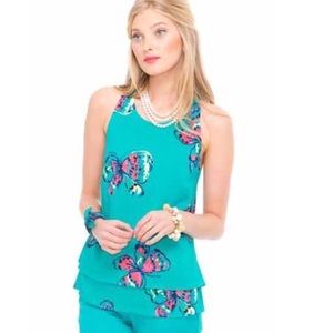 Lilly Pulitzer “I’ve got butterflies” Maris Top